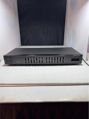Pioneer GR-470 Vintage 7-Band Stereo Graphic Equalizer Hi-Fi Audio Black